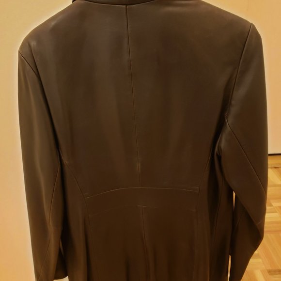 Vintage Couture Women's Leather Jacket (M) - Picture 2 of 4